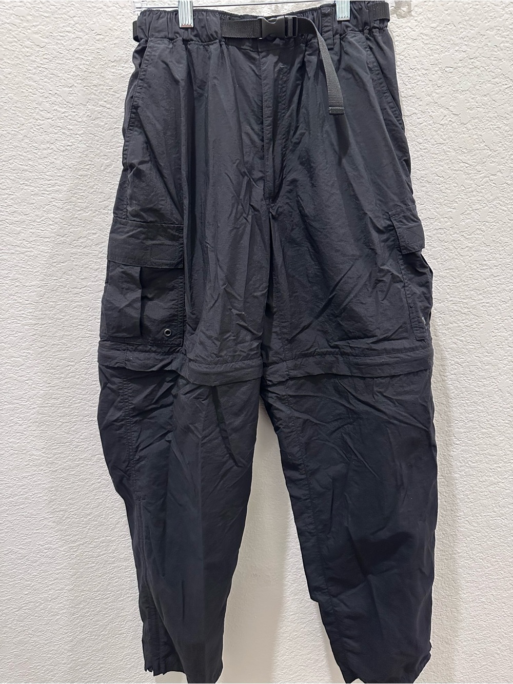 REI Convertible Cargo Hiking Pants‎ Men’s Small Zip Off Trail Pants Black